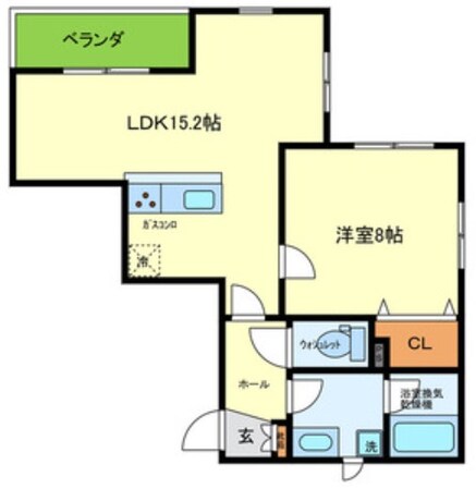 三ノ宮駅 徒歩13分 3階の物件間取画像